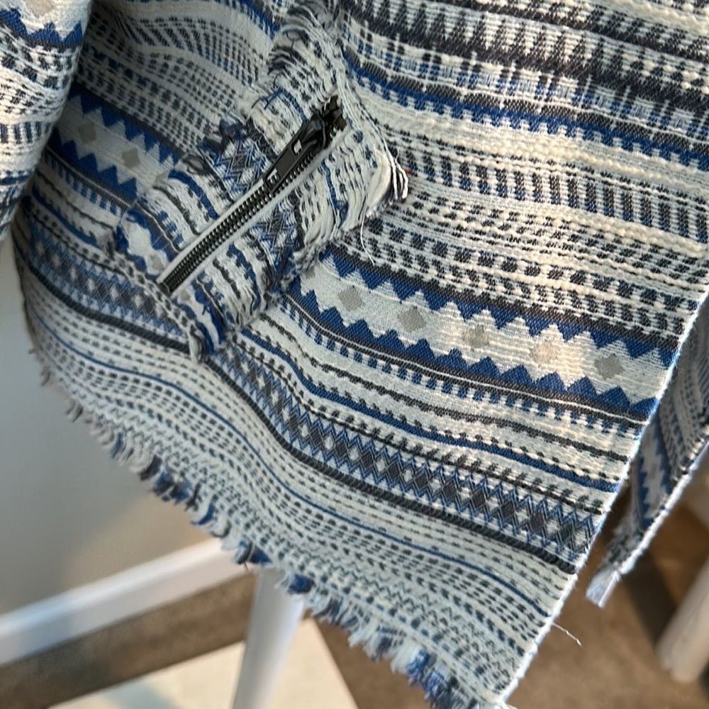 Greylin Bea Textured Striped Jacket L - Picture 4 of 9